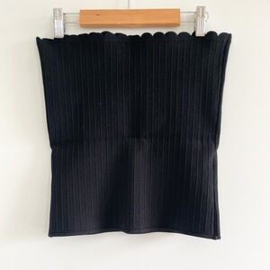 Wilfred Scalloped Sculpt Knit Tube Top